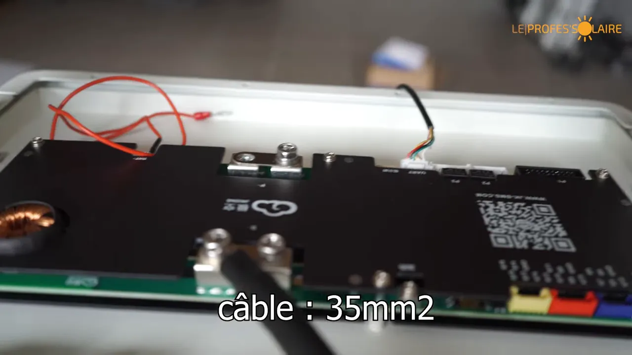Carte BMS avec texte indiquant cable 35mm2