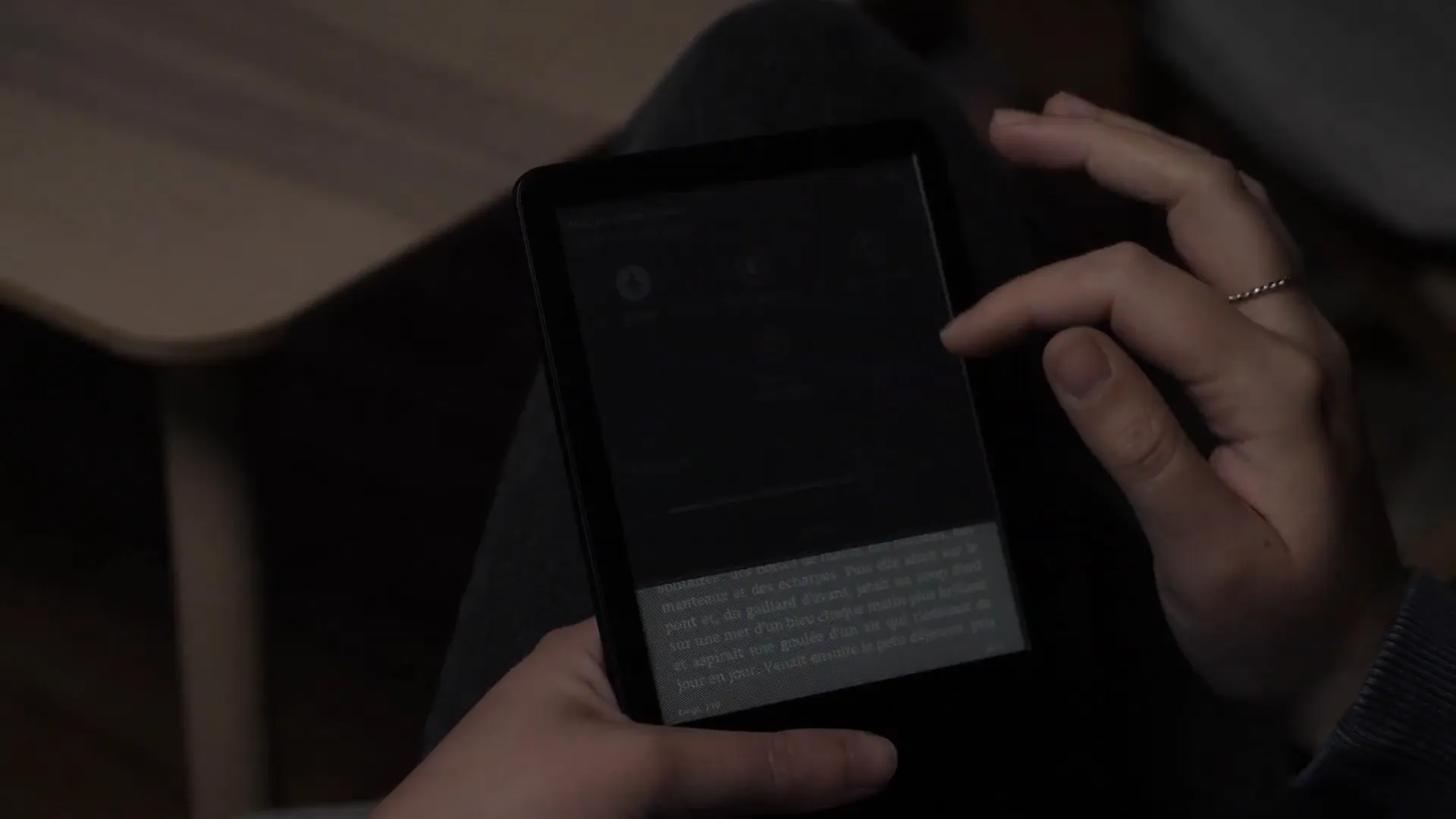 Interface de la Kindle