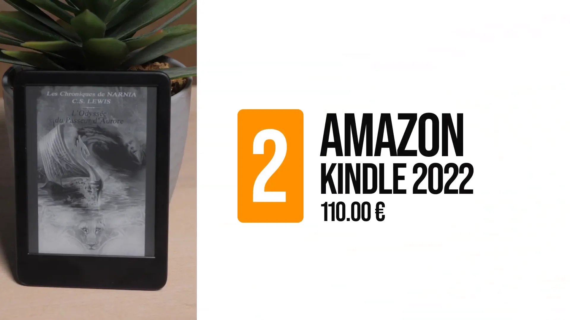 Kindle avec son écran tactile