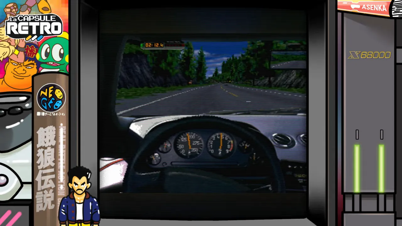 Capture du cockpit et du tableau de bord dans Over Drivin’ sur 3DO