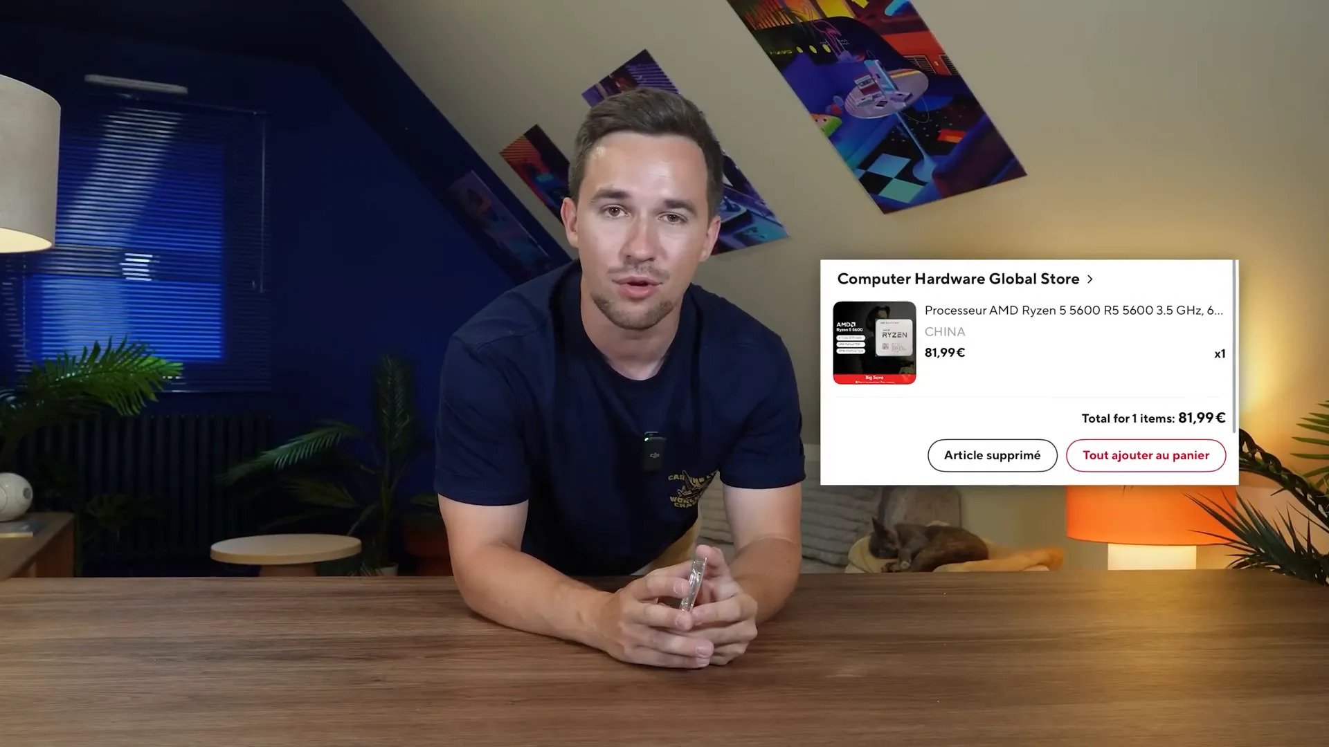 Détails du processeur Ryzen dans sa boîte