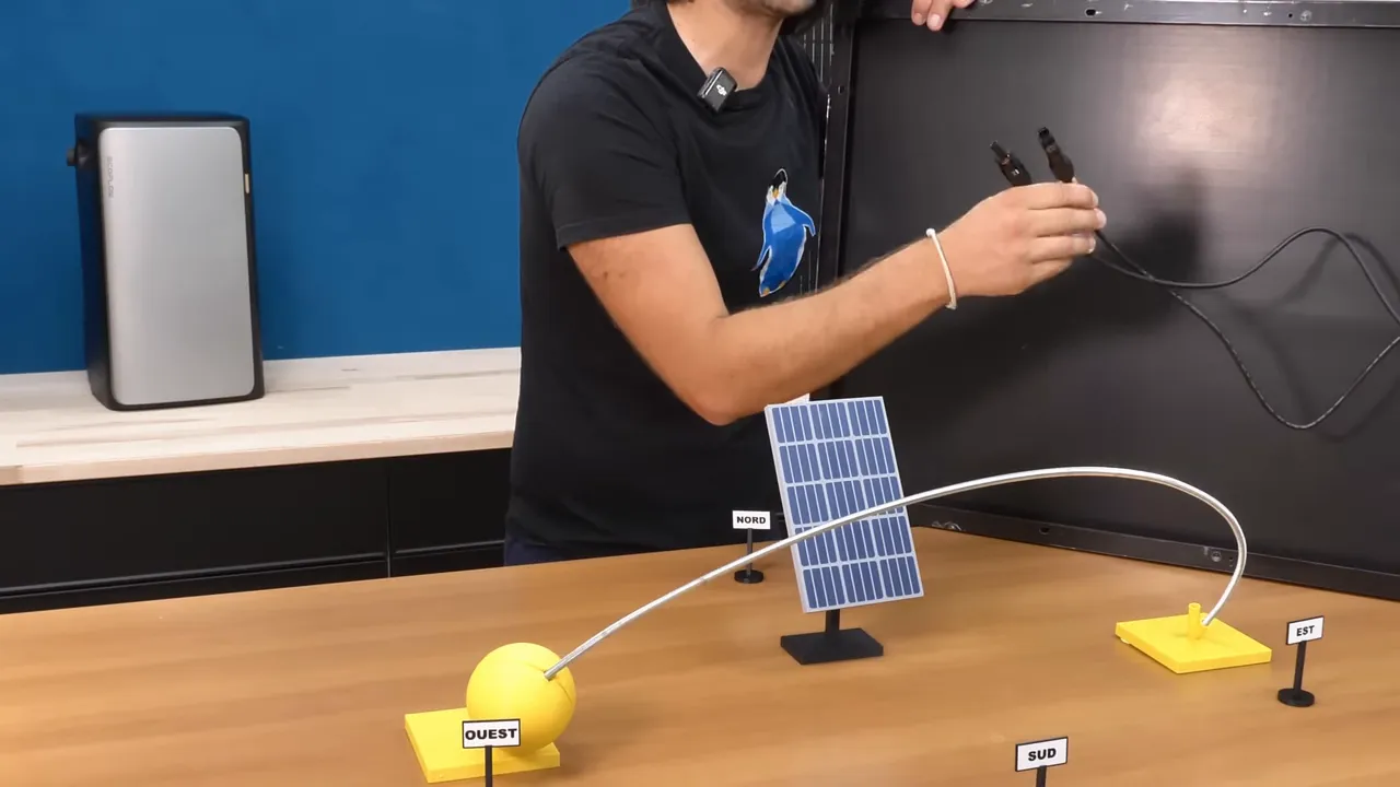 Connecteurs MC4 sur panneaux photovoltaïques