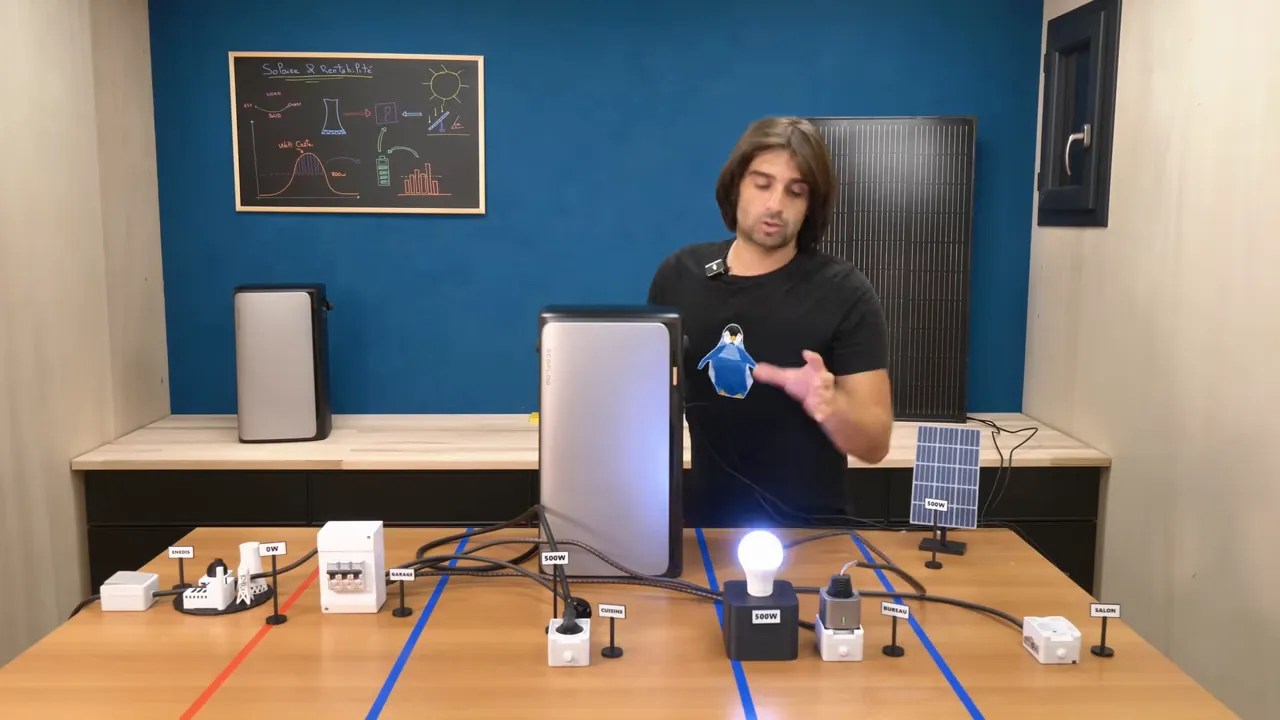 Prise connectée fournie avec le kit, insérée entre la prise et l'appareil