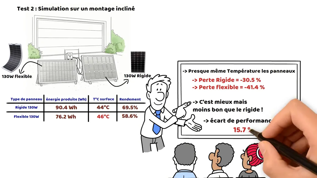 Tableau récapitulatif des puissances et rendements