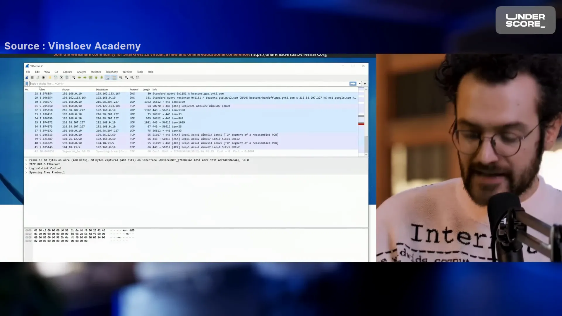 Analyse des requêtes réseau avec Wireshark