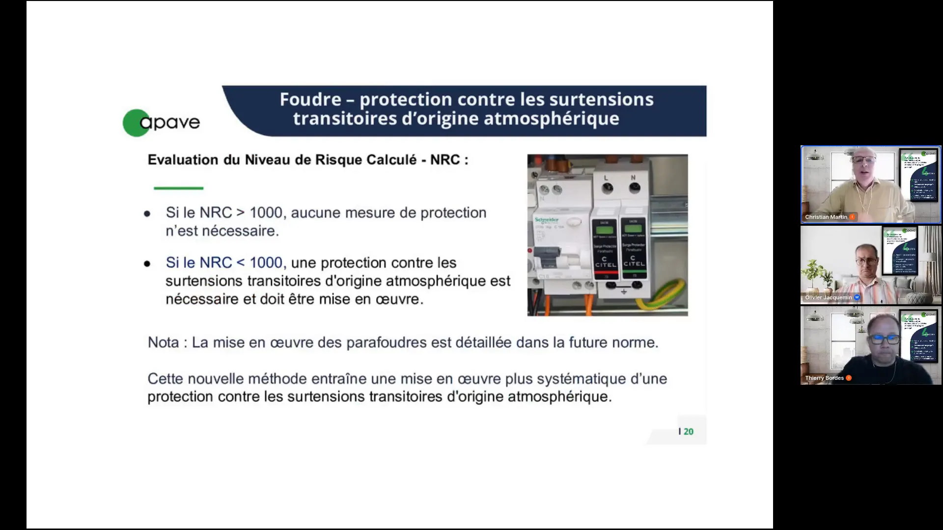 Protection contre la foudre