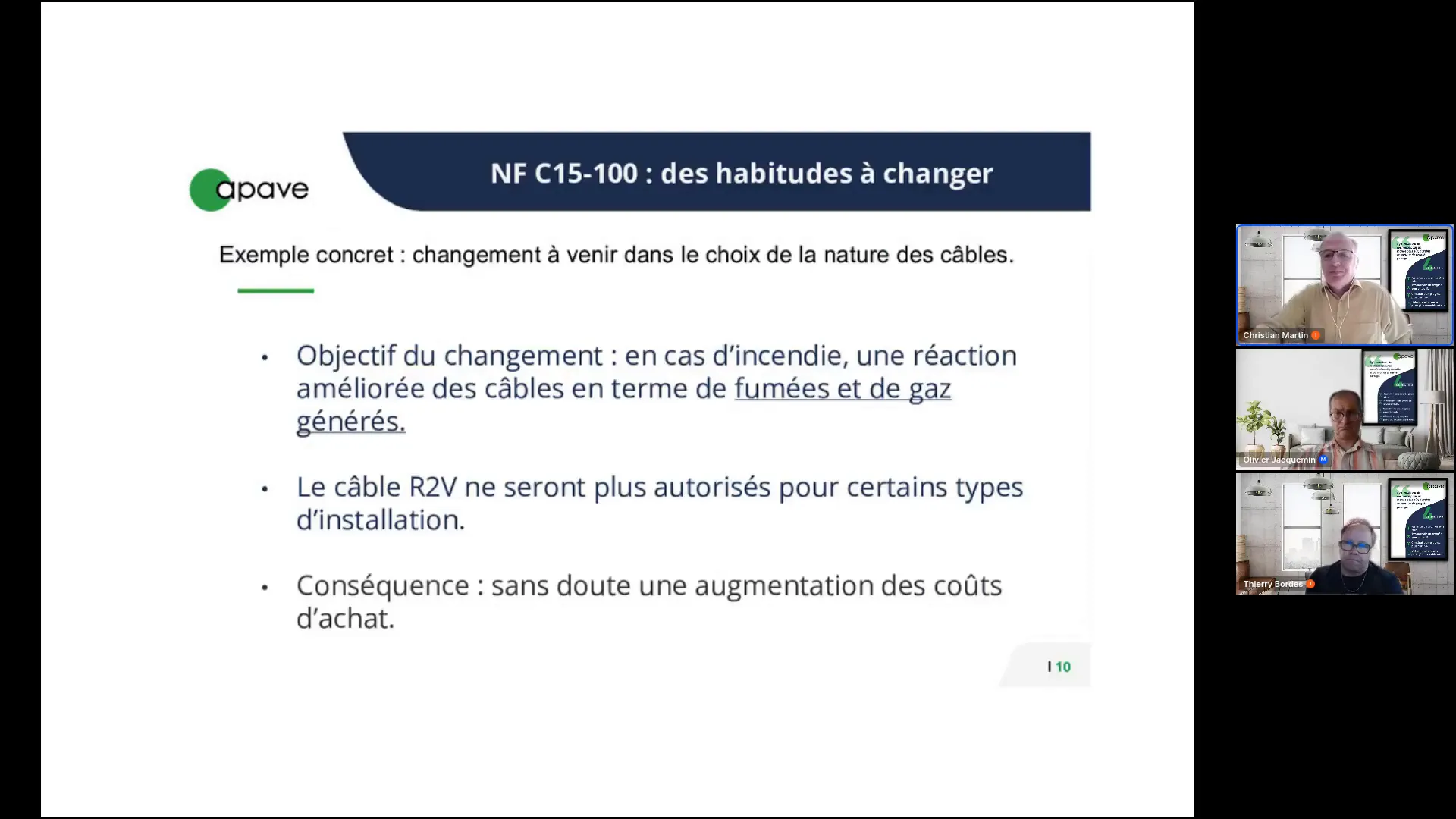 Efficacité énergétique dans la norme