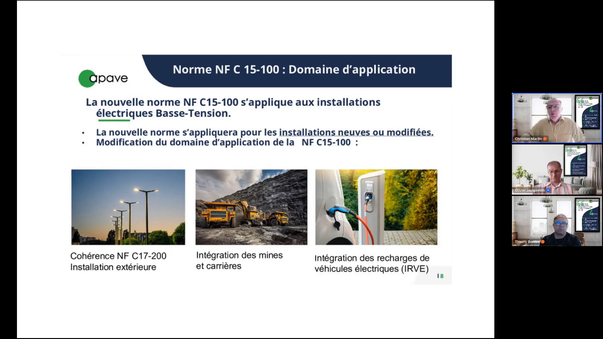 Domaine d'application de la norme