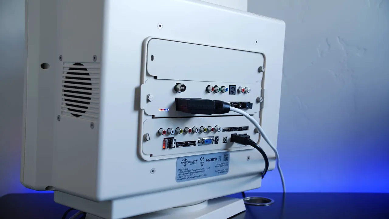 Sortie HDMI utilisée pour capturer un signal composite via le moniteur