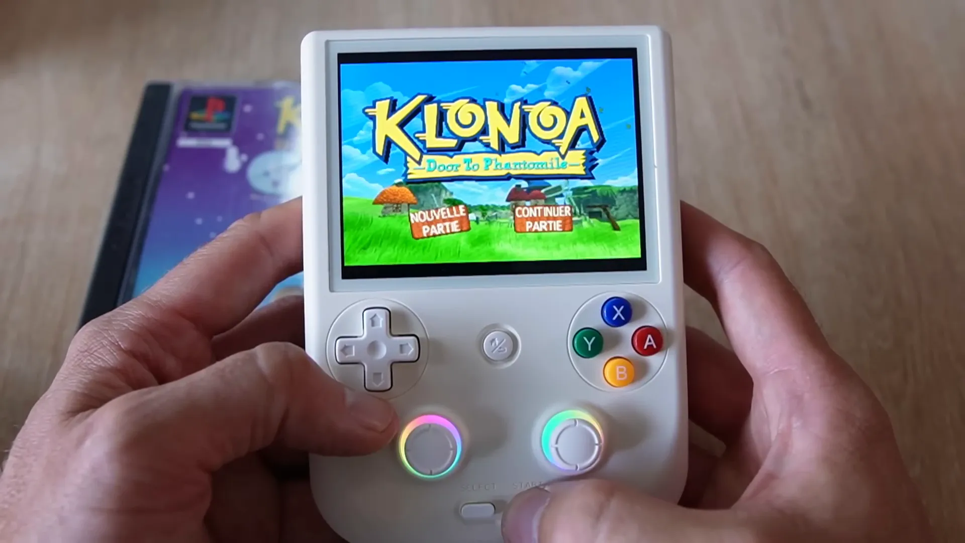 PS1 : Clonoa en plein écran sans contrôleur tactile