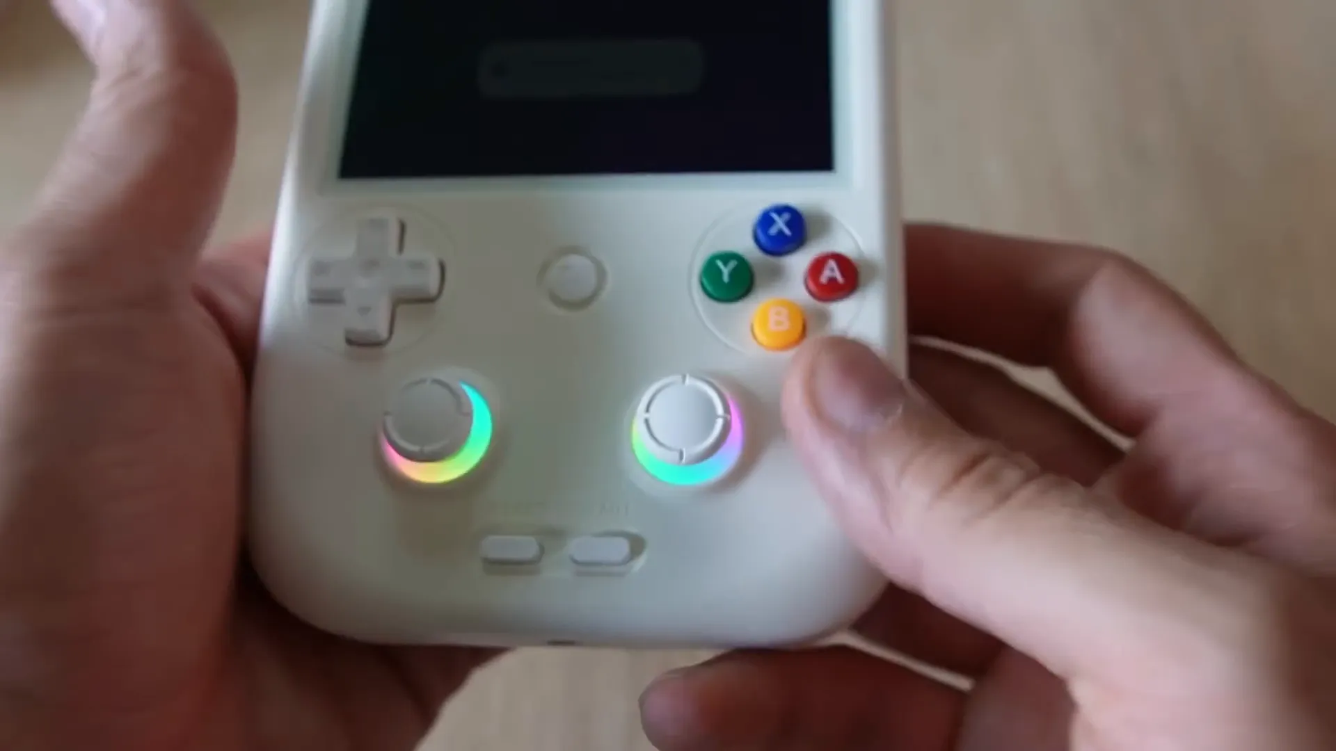 Sticks analogiques rétroéclairés RGB