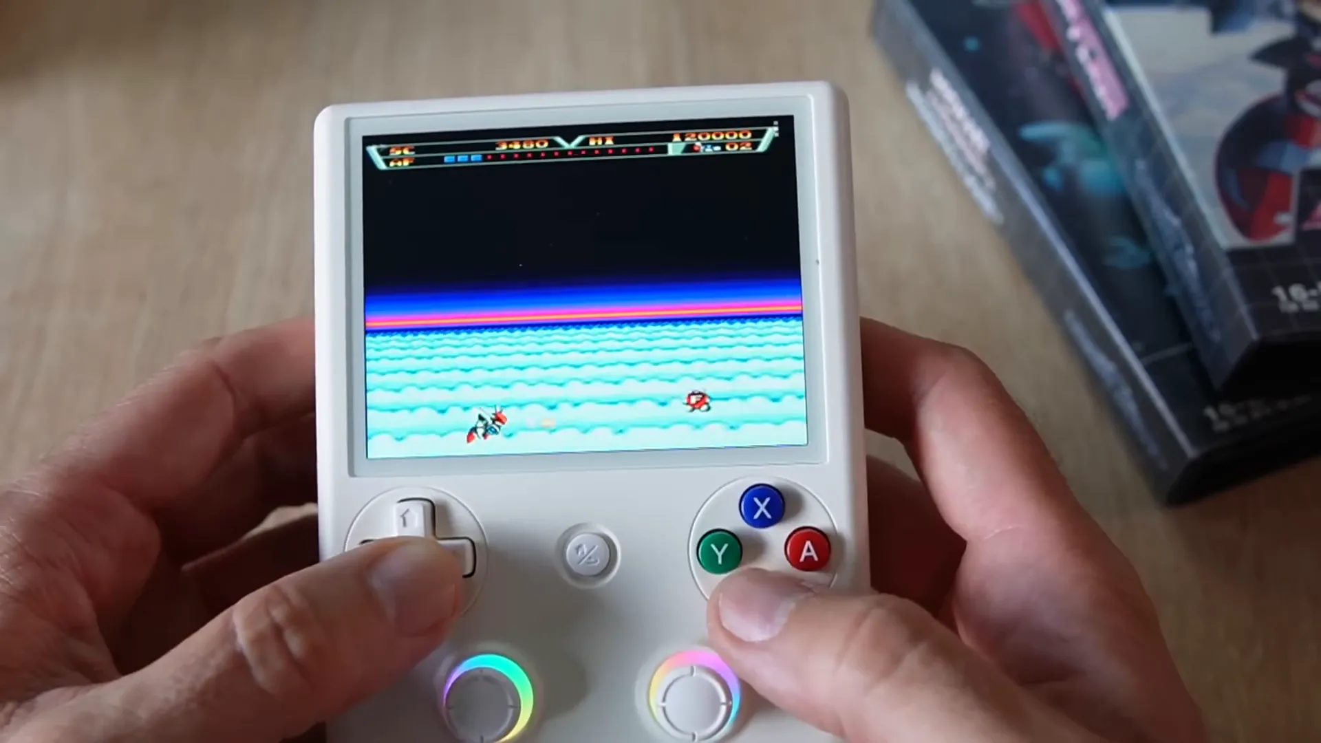 Megadrive : lancement d'un jeu et rendu des couleurs