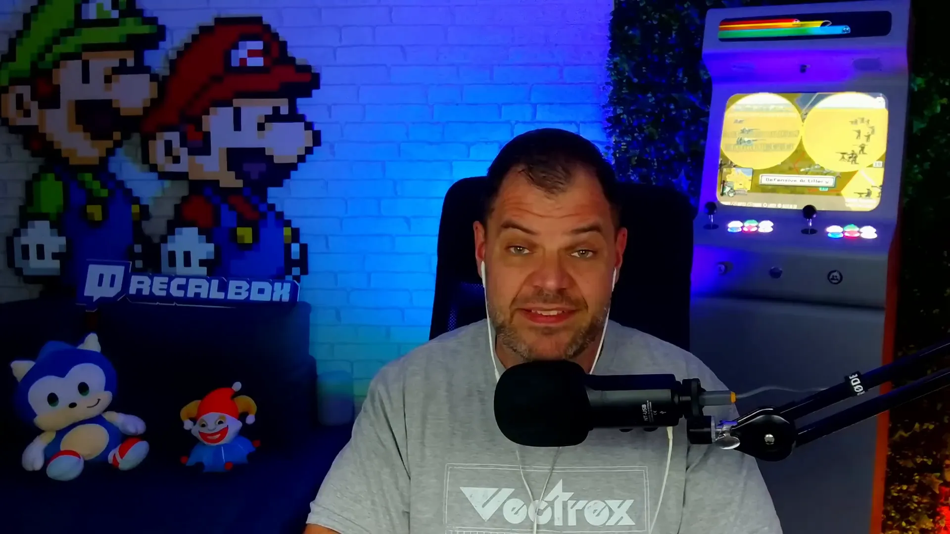 Générique d'introduction Recalbox, vue générale du live