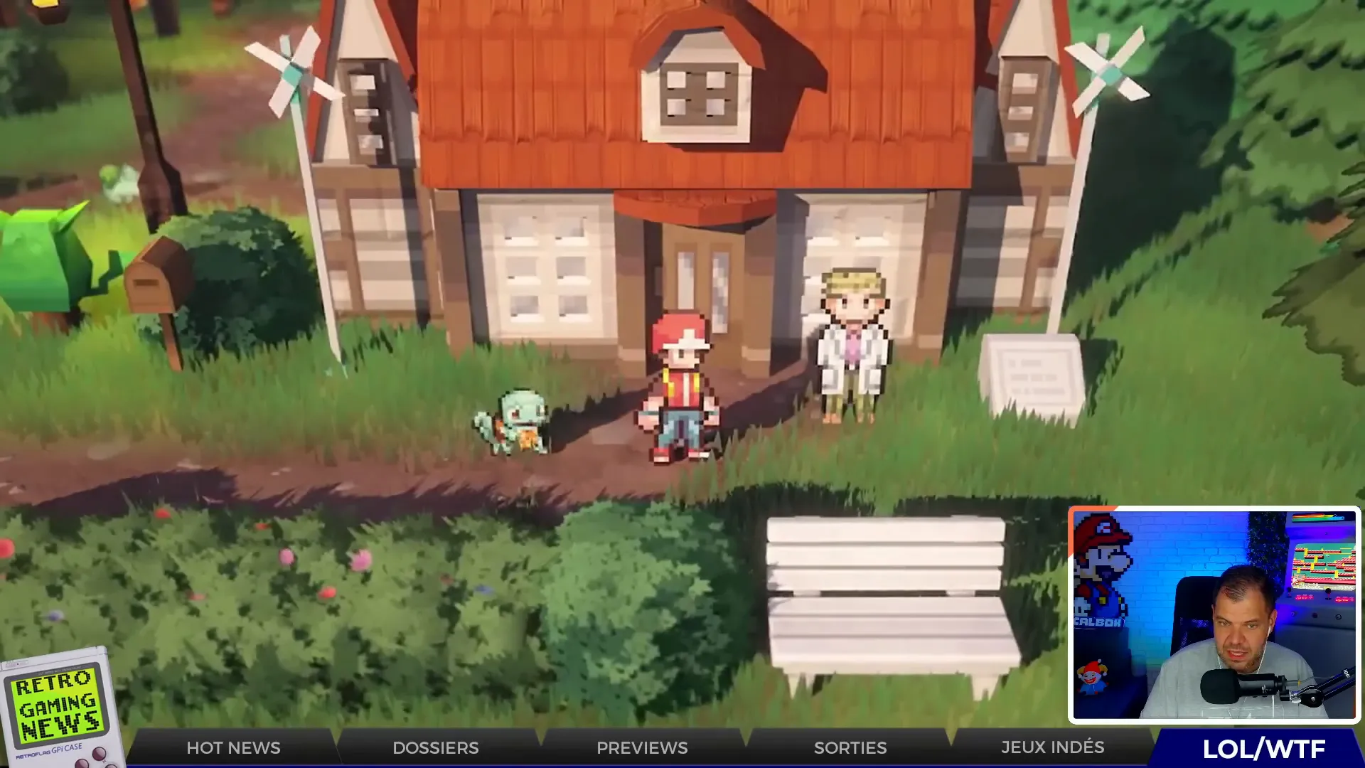 Recréation de Kanto sous Unreal Engine 5 : mix pixel art et outils modernes