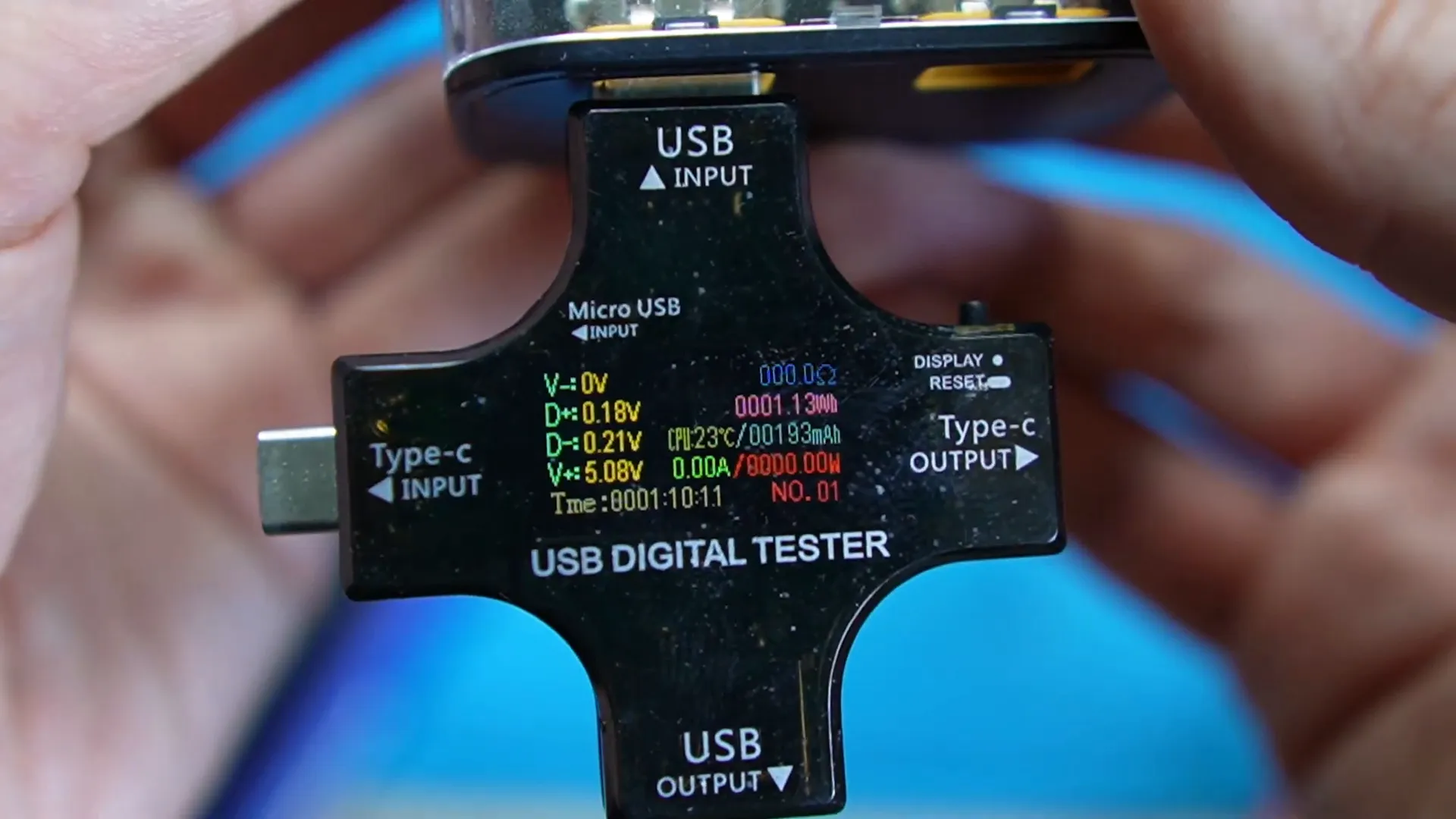 Test de la Switch Lite, vérification de la charge