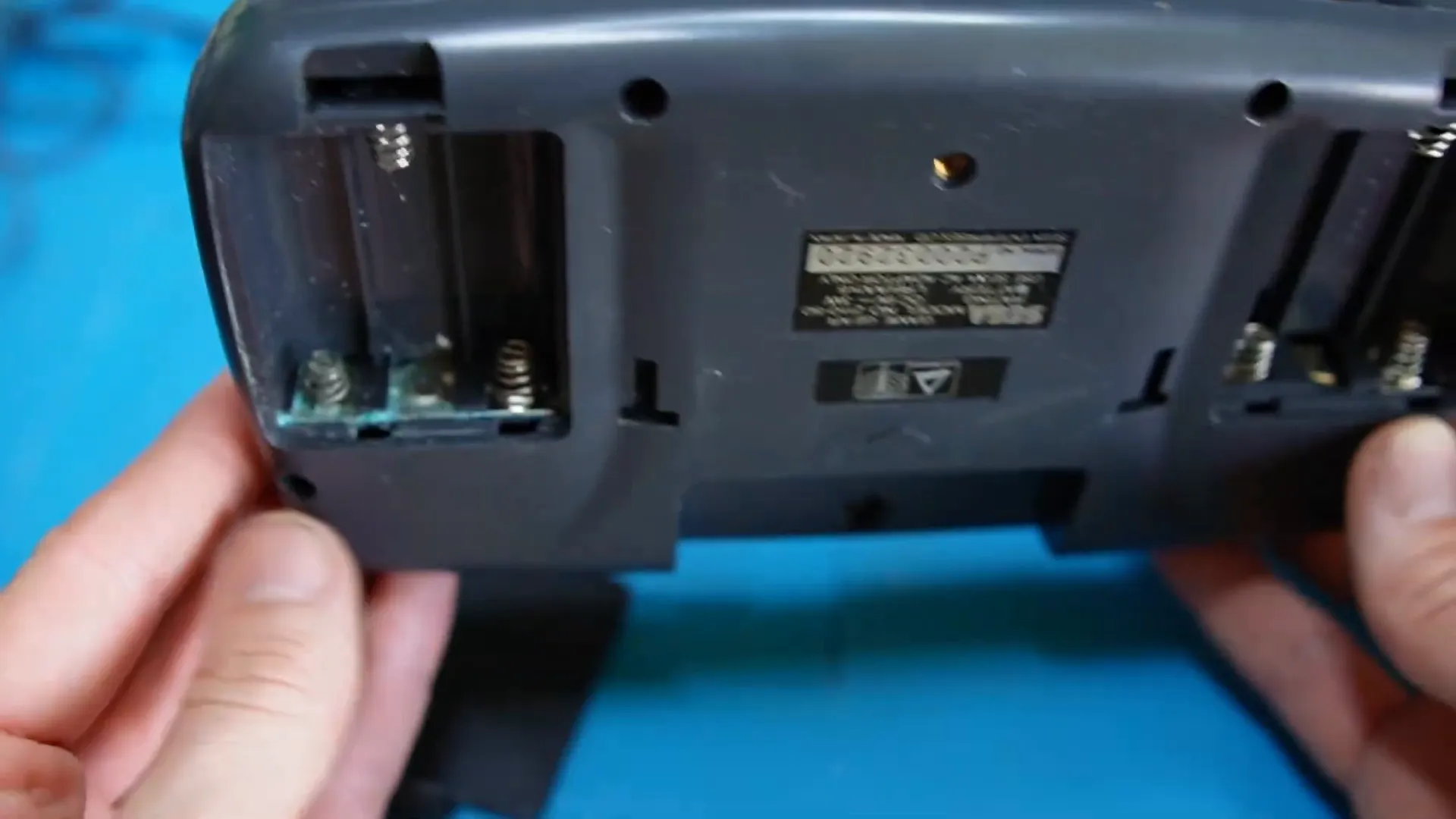 Test de la Game Gear, oxydation des connecteurs