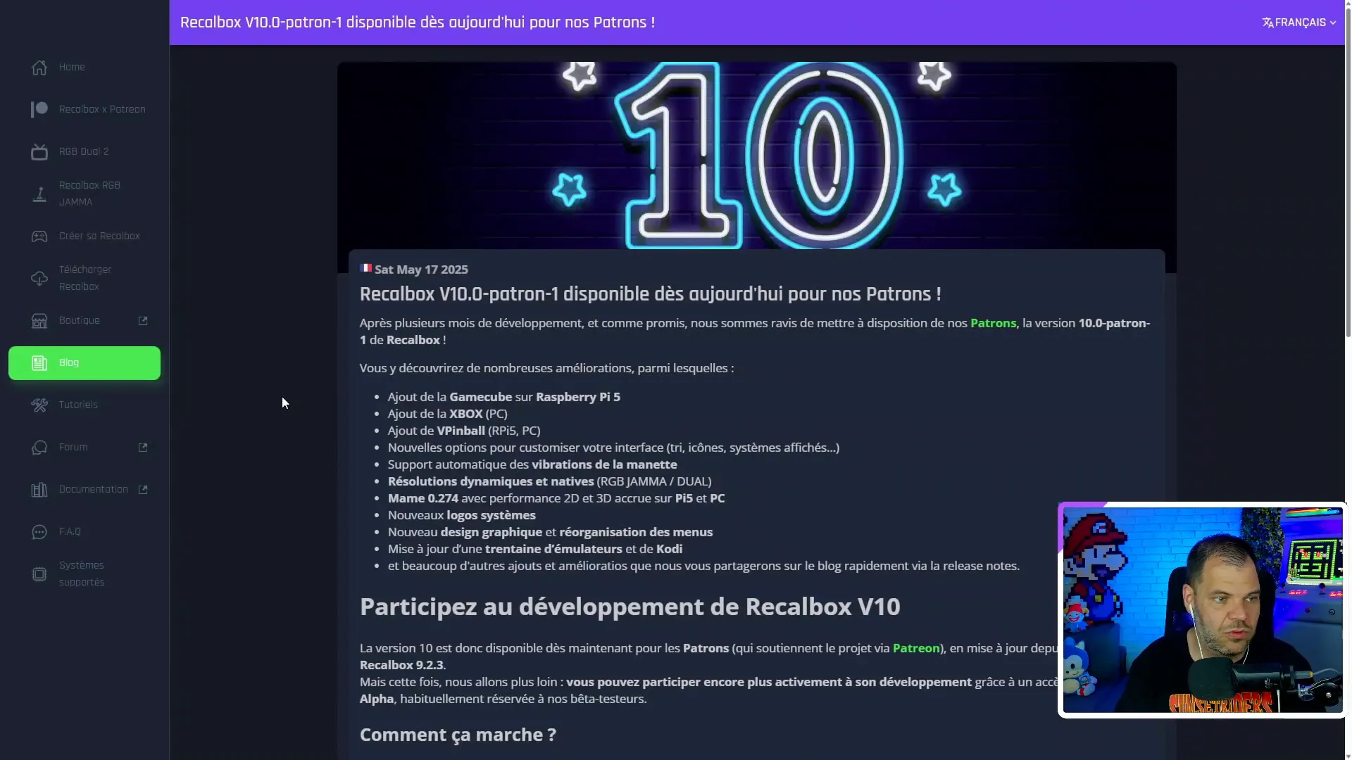 Recallbox 10 Features