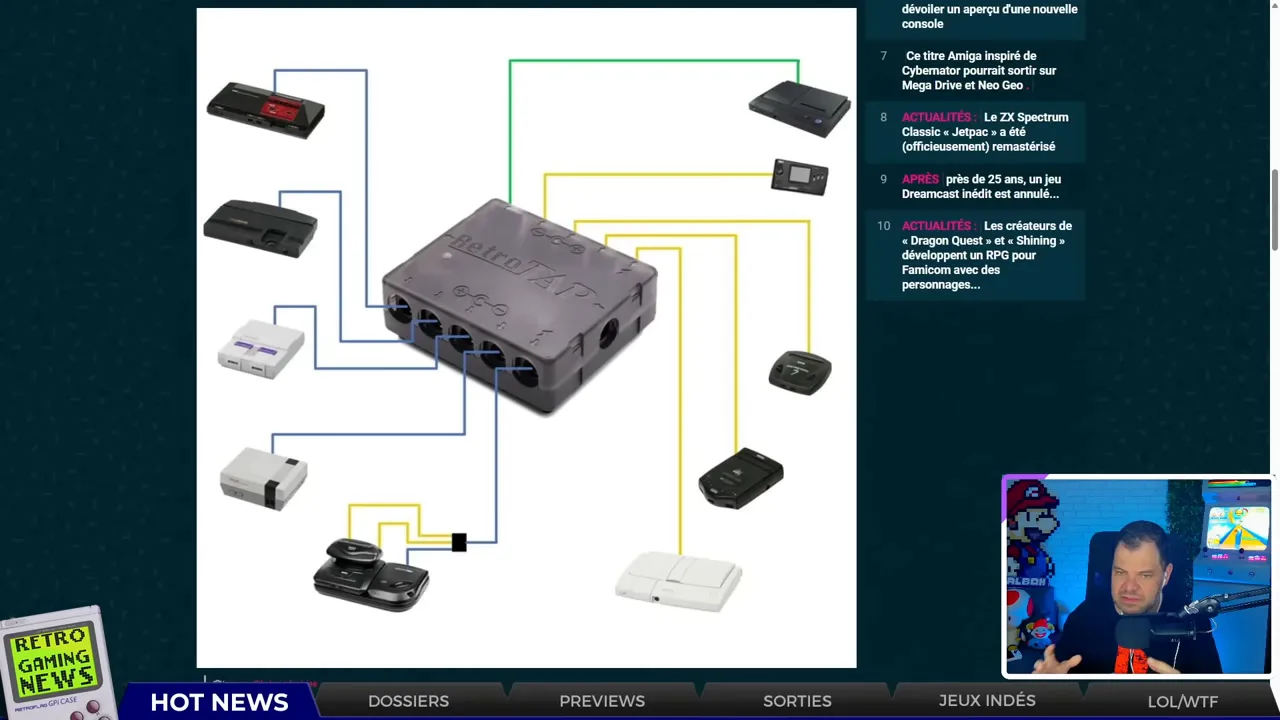 Hub d’alimentation ROTP pour setups rétro multi-consoles