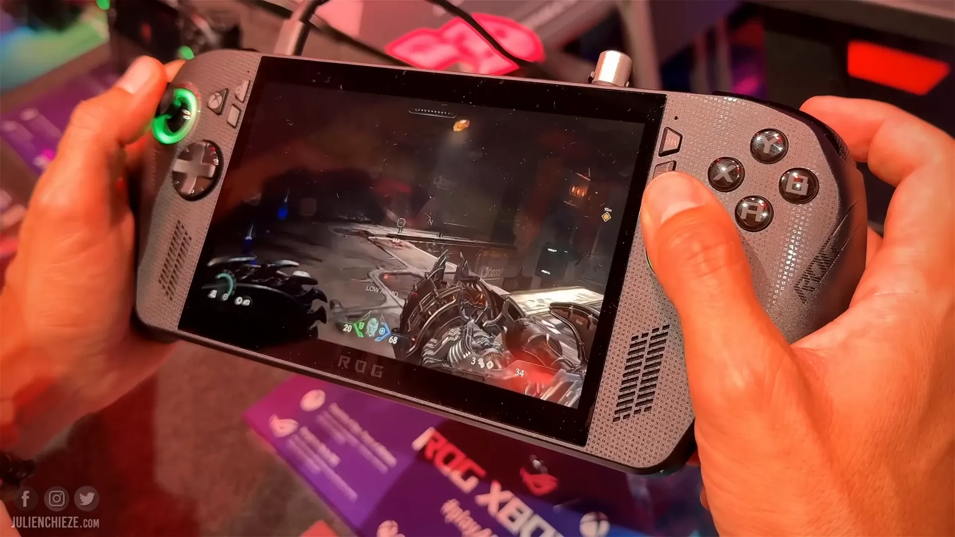 Capture d'un moment de freeze observé sur Doom The Dark Ages