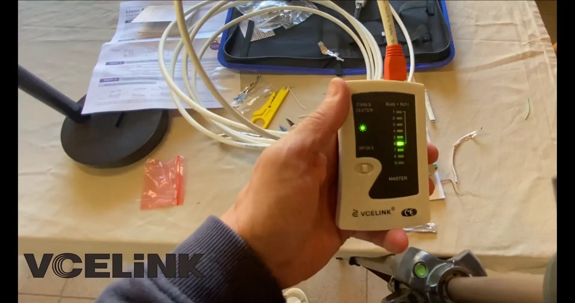 Test du câble RJ45