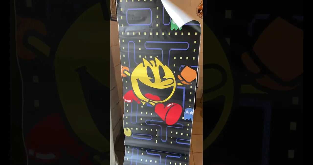 Planche de stickers Pac‑Man et éléments choisis