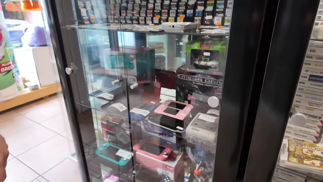 Pile d'achats sélectionnés dans la boutique