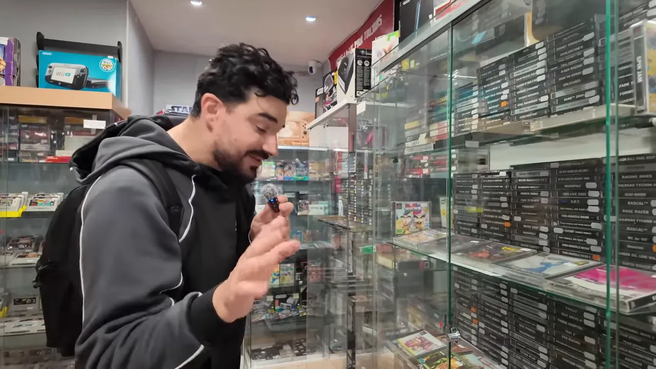 Rayon rétro avec jeux Nintendo 64 en boîte