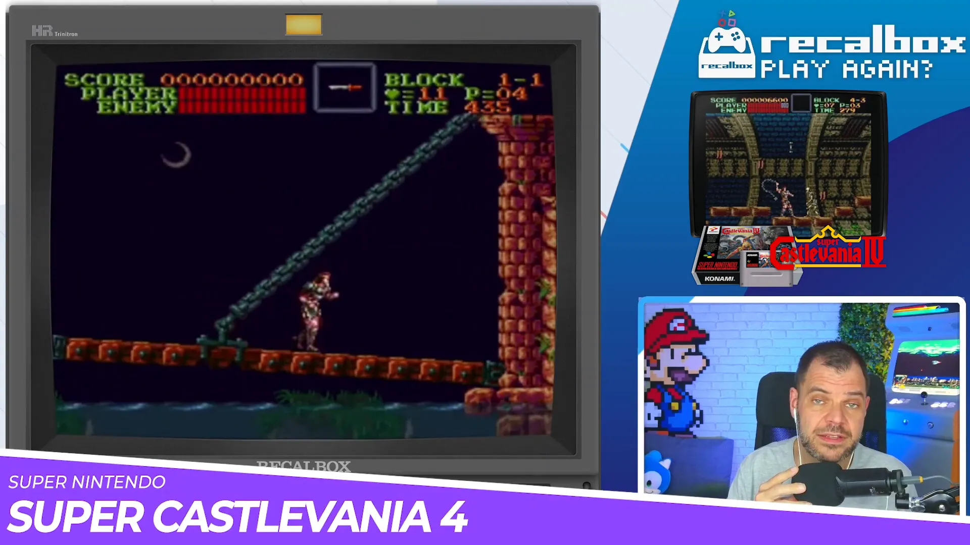 Super Castlevania 4 sur Super Nintendo