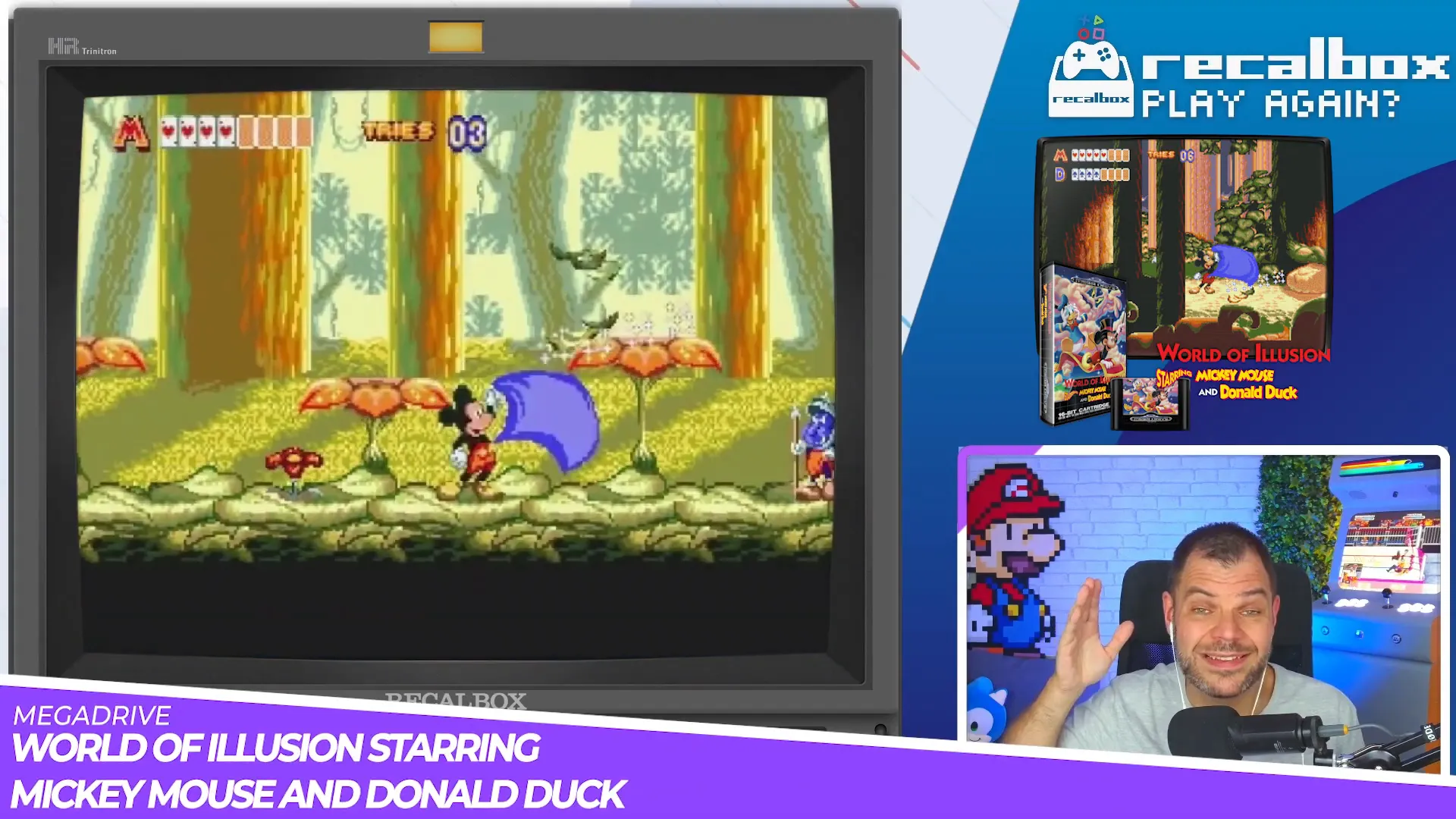 World of Illusion sur Megadrive