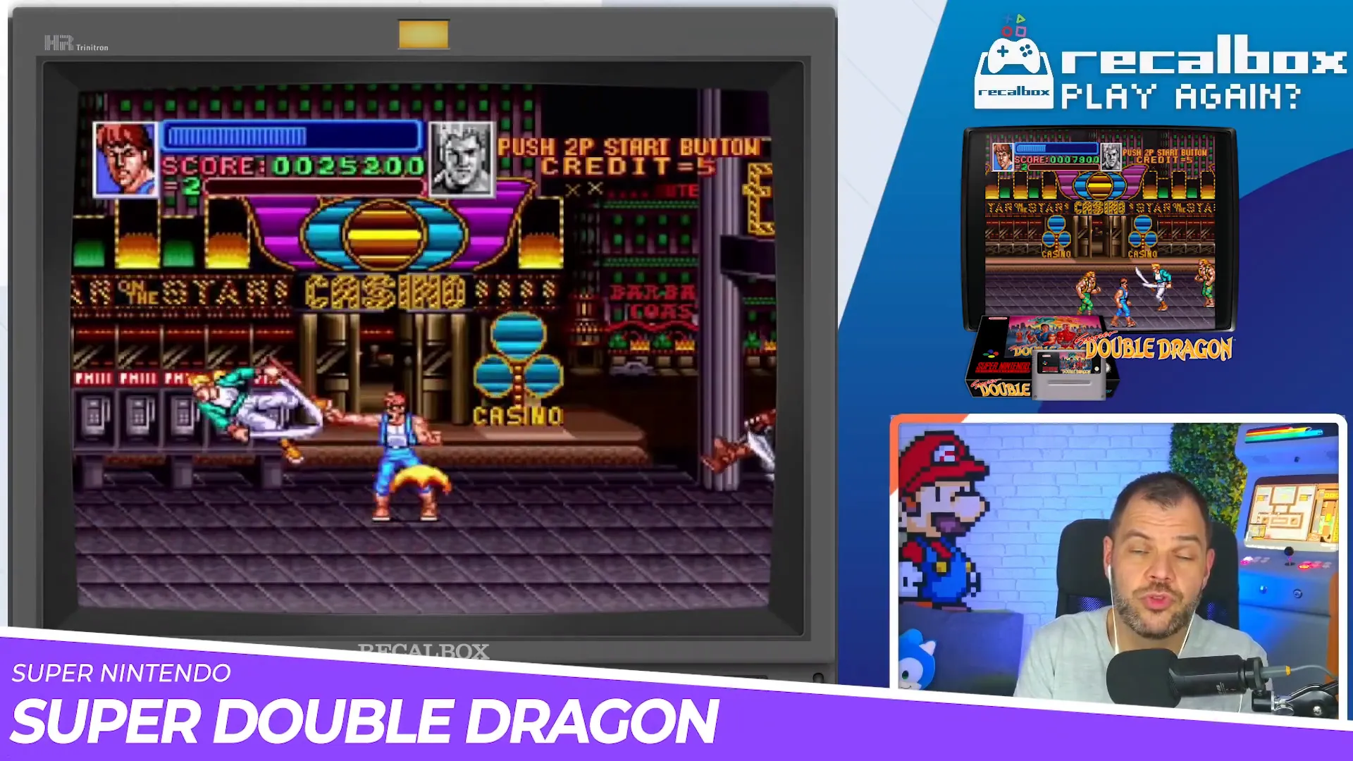Super Double Dragon sur Super Nintendo