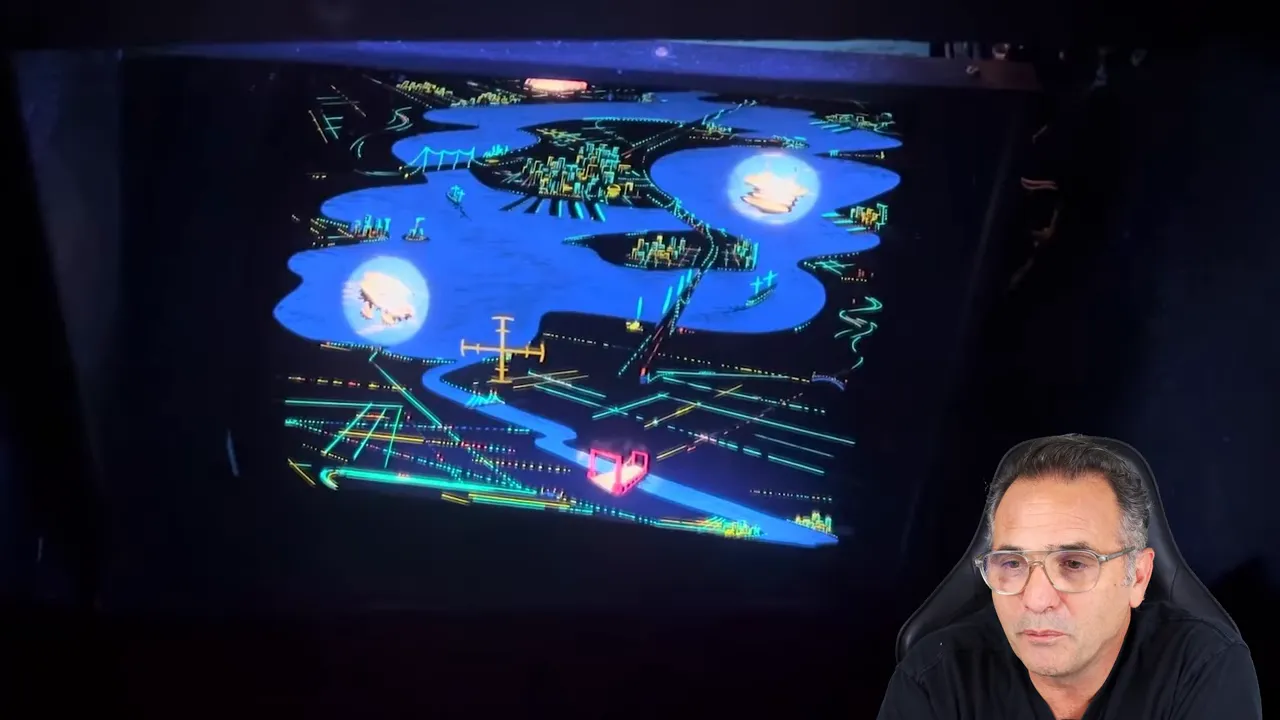 Gameplay Night Bomber montrant les missiles et les explosions sur cibles