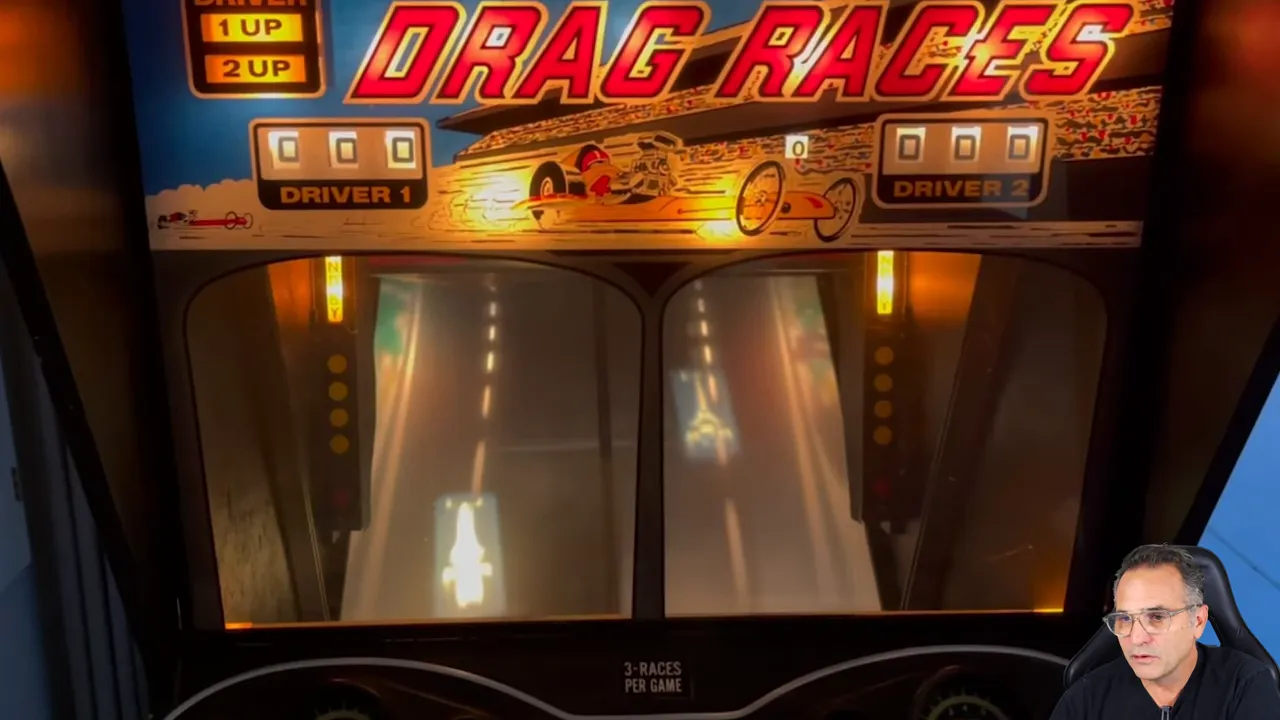 Vidéo de jeu Drag Races montrant la course et les sons d'engins