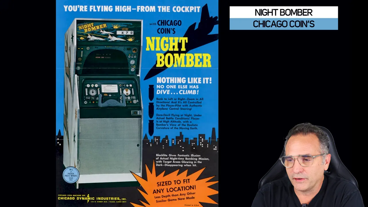 Flyer Night Bomber montrant l'interface et la marquise lumineuse