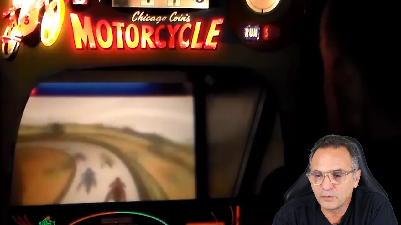 Exemple de Motorcycle (similaire à Jet Rider) montrant les disques peintes et les motos