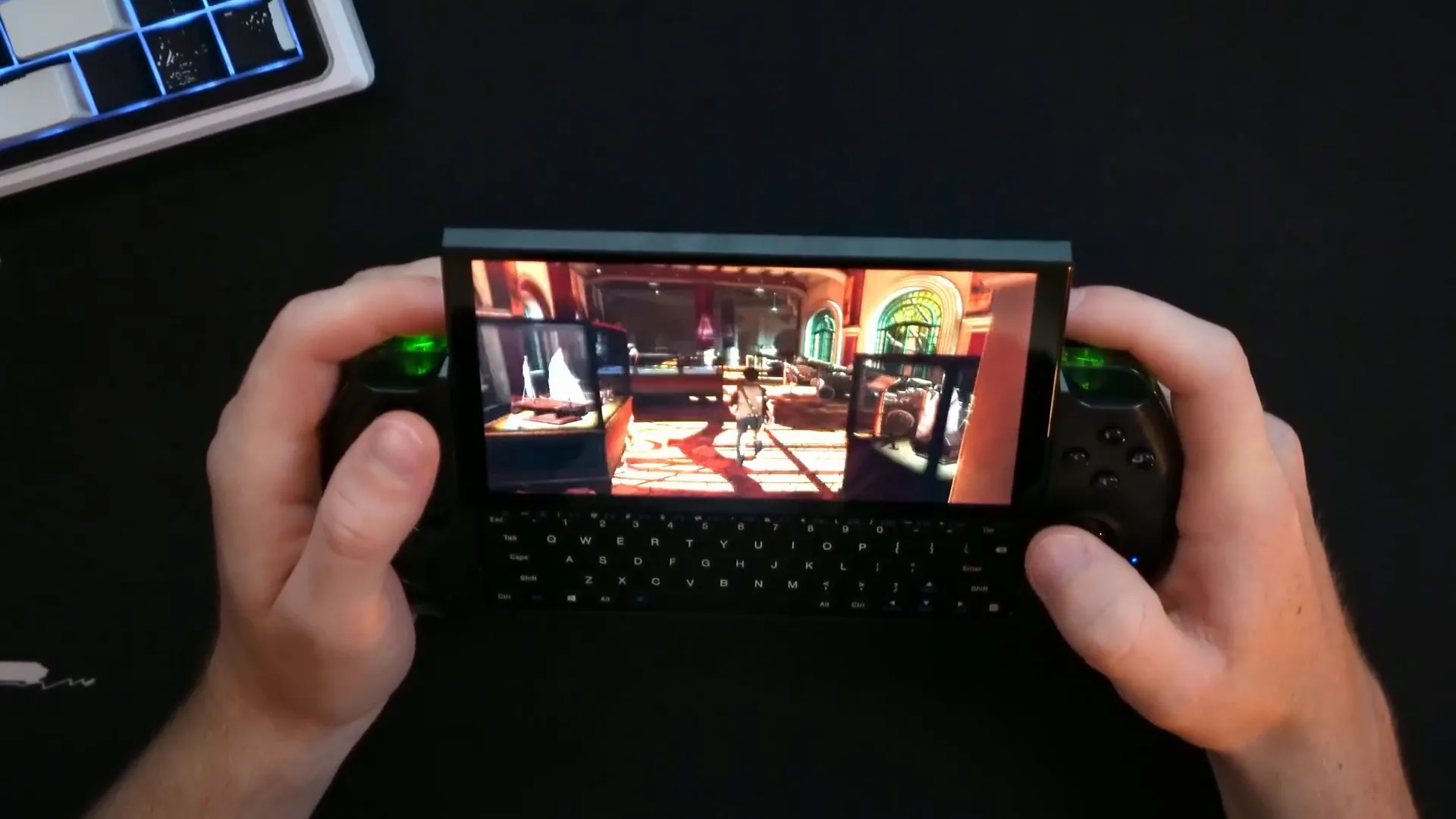 Uncharted 3 sur la GPD - menu en cours de lancement