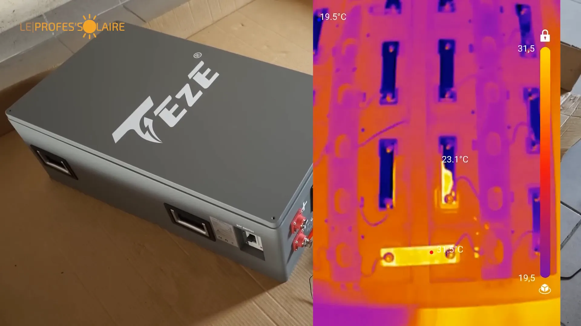 Essai thermographique : absence de points chauds aux raccords