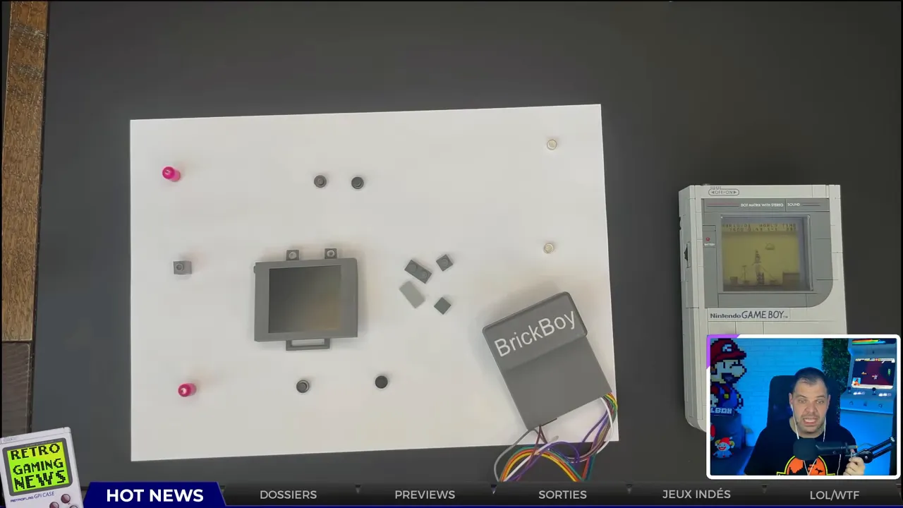 Annonce Brick Boy kit pour Game Boy LEGO