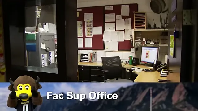 FACSoup office where the Facilities Supervisor manages operations