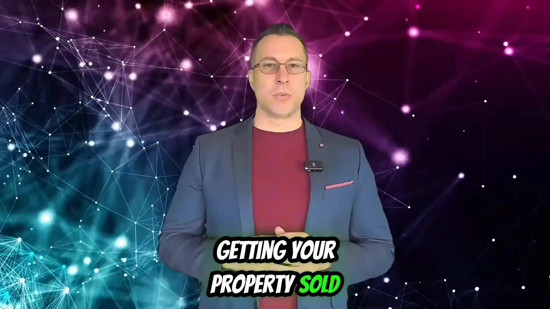 Real estate agent reviewing market trends