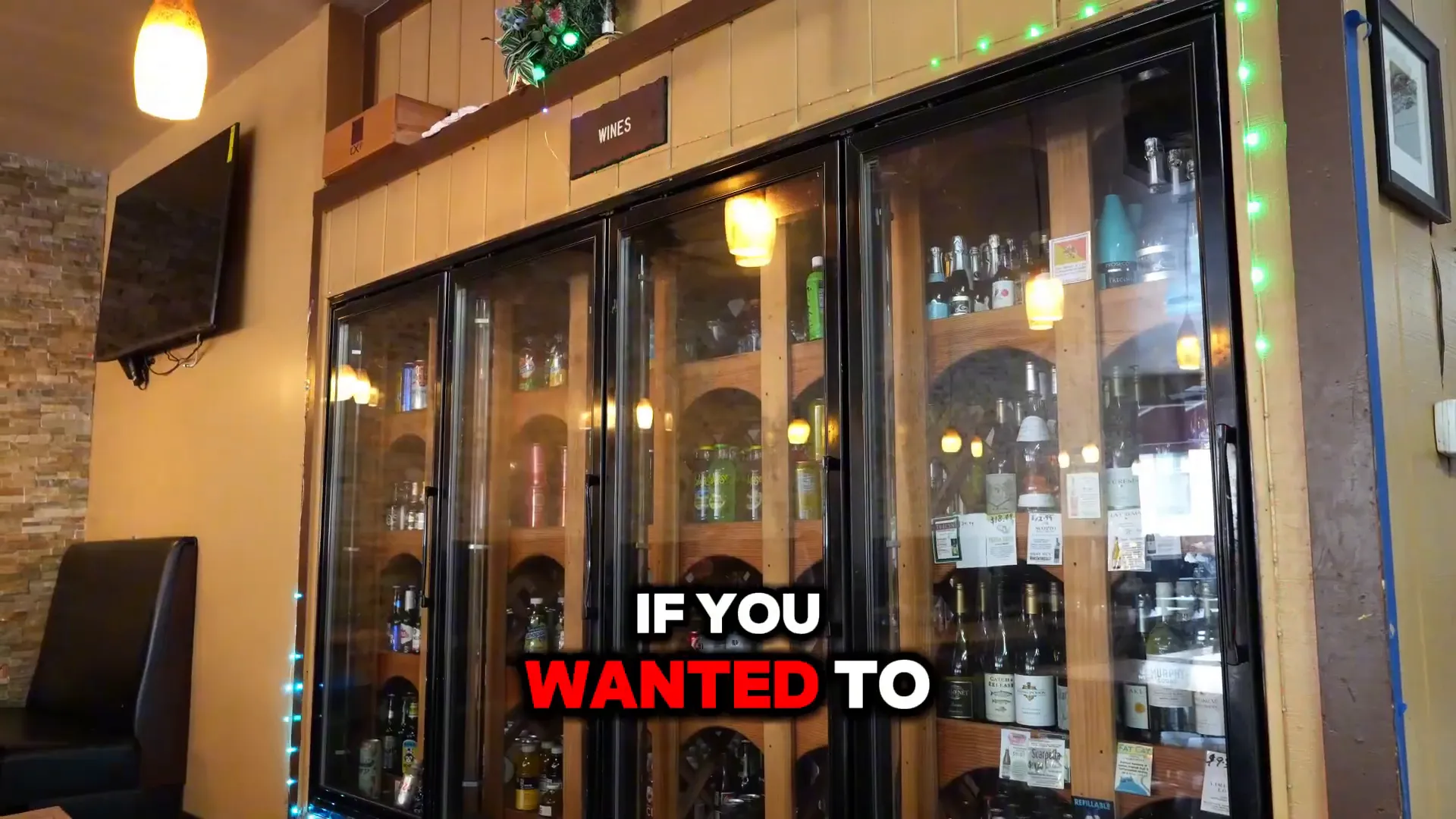 Display of drink options available at Mardini’s Deli Cafe