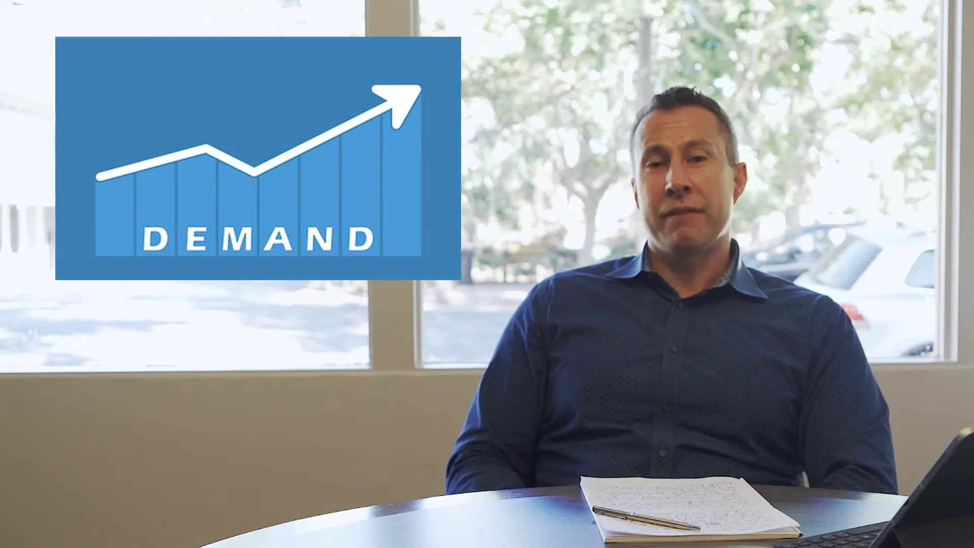 Chart illustrating supply-demand imbalance in real estate