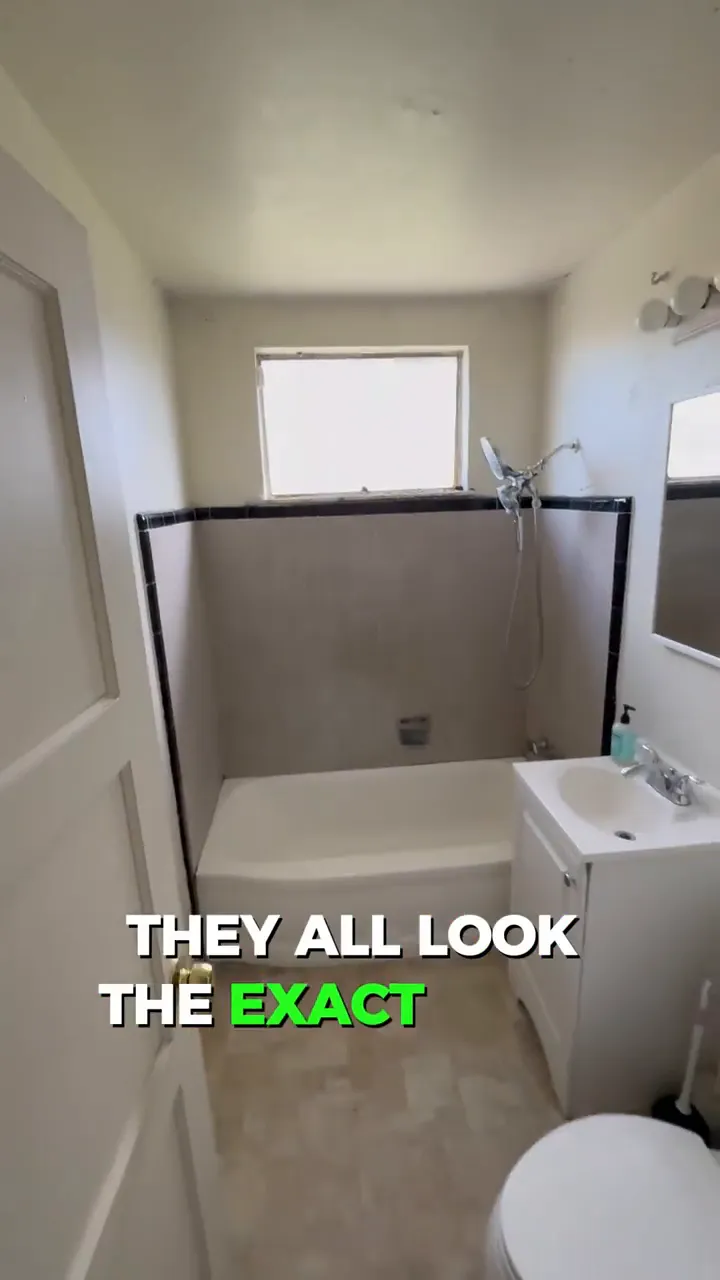 Standard bathroom layout in a Gardens area home  in East Palo Alto