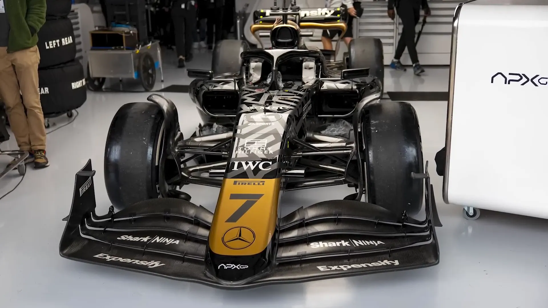 CGI transformation of cars in F1: The Movie
