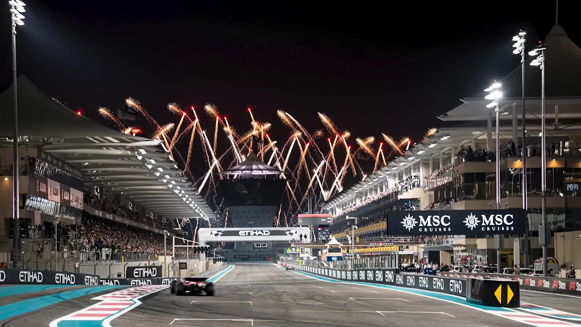 Exciting race scene from F1: The Movie