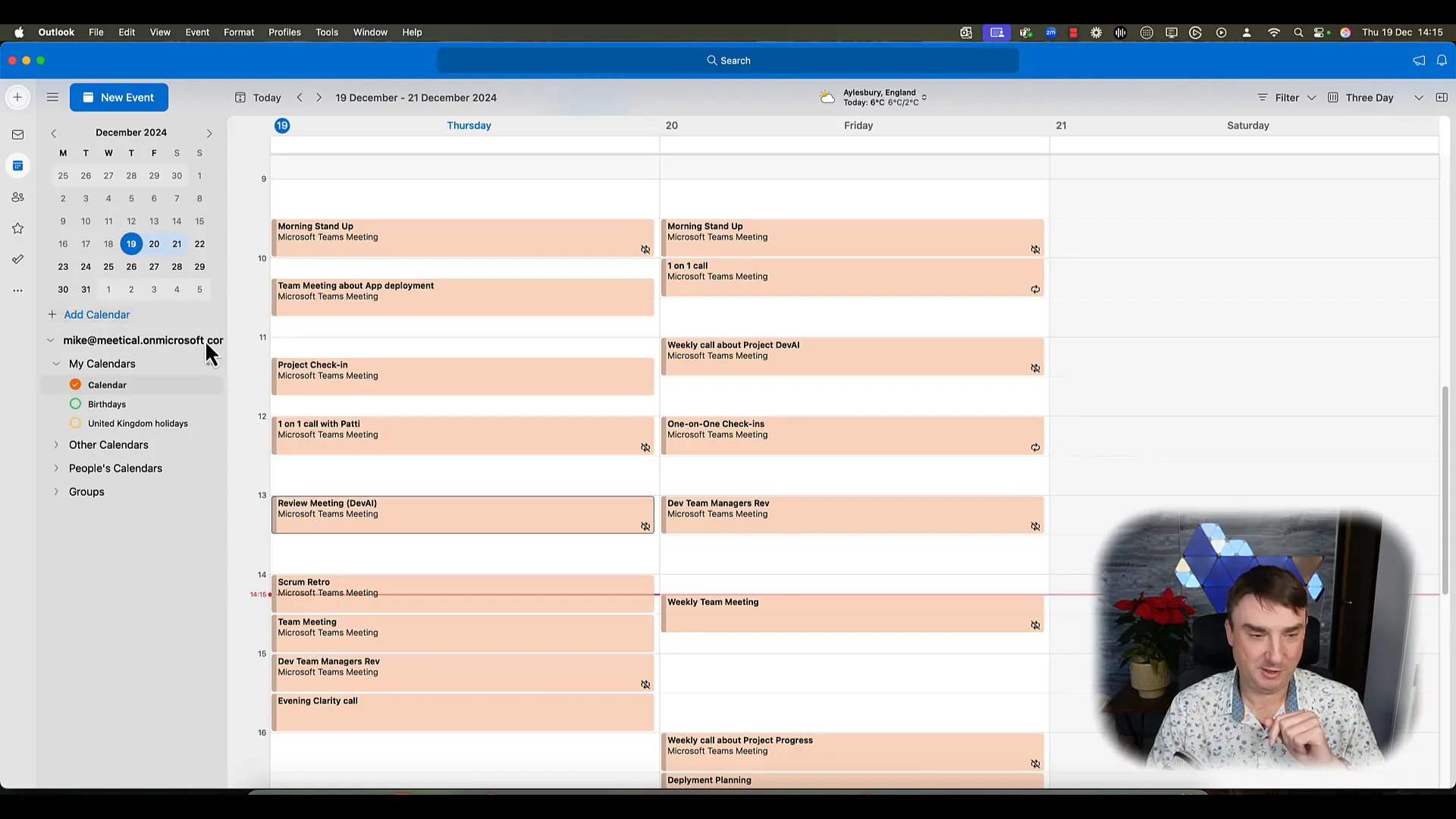 Customising Meeting Templates