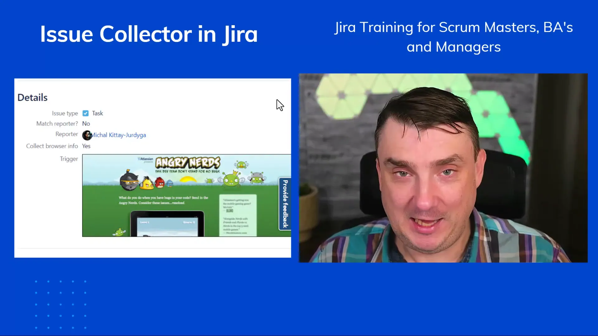 Example of Jira Issue Collector setup