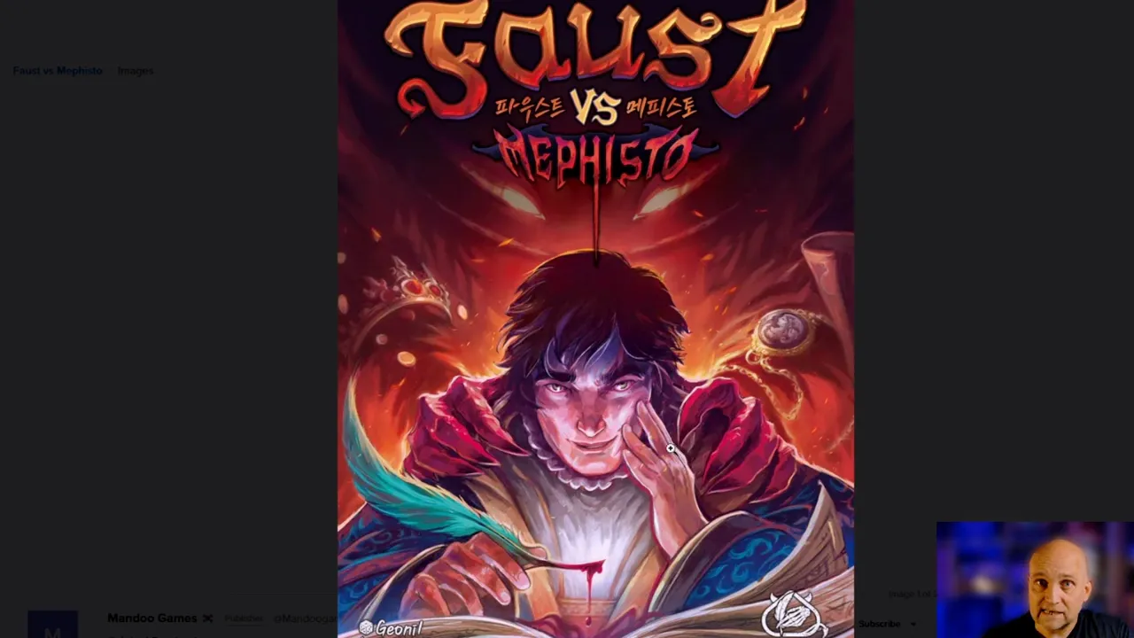 Faust vs. Mephisto: Kartenset mit literarischen Icons