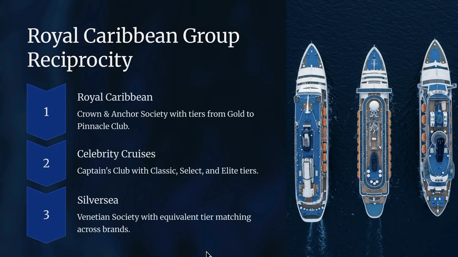 Royal Caribbean Group Status Matching Benefits - key to unlocking cruise upgrades
