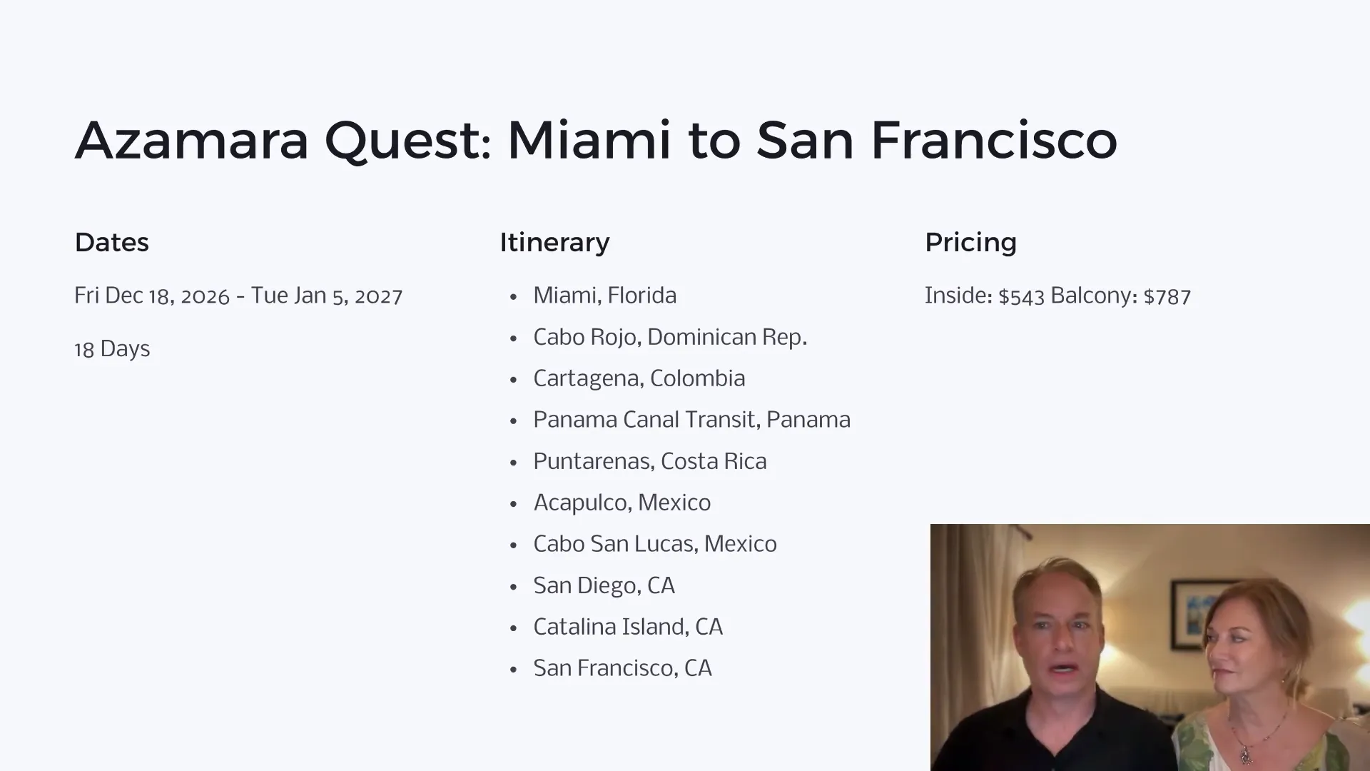 Azamara Quest luxury cruise experience