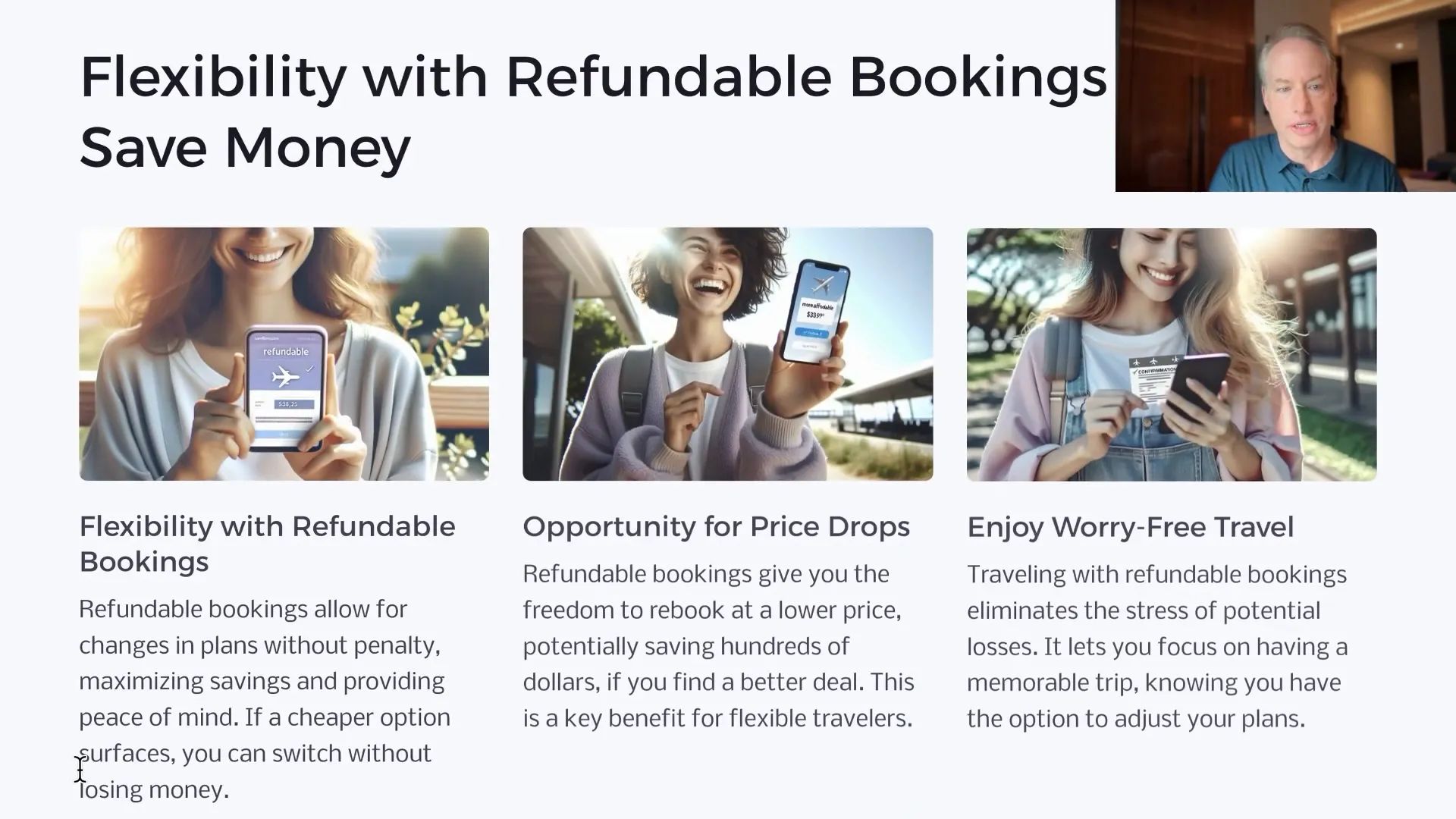 Booking flexibility example